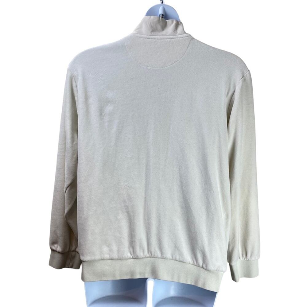 Nike Velour Full Zip Track Jacket Size Large White - Picture 3 of 5